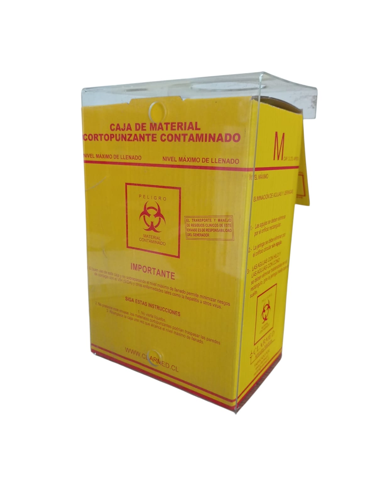 Soporte Acrílico para Caja de Desecho 3 Litros | REAS
