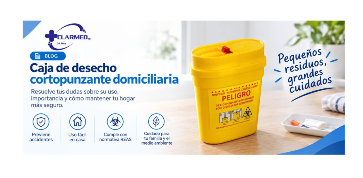 Guía práctica: Cómo desechar agujas e insumos de insulina de forma segura en casa